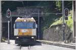 GE 4/4 III 644  Savognin  verlsst mit RE1132 soeben den Albulatunnel in Preda. (18.06.2009)