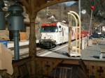 Schnellzug St.Moritz-Chur am 12.03.07 bei der Einfahrt in Filisur