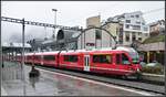 S2 1556 mit ABe 4/16 3103 nach Chur in Thusis.
