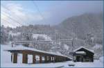 Der Bahnhof Filisur whrend einer Zugspause. (20.01.2009)