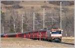 RE1137 mit Ge 4/4 III 641  Maienfeld  hat die Steigung nach Bonaduz erklommen.