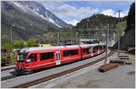 S1 1519 mit ABe 4/16 3105 nach Rhäzüns in Reichenau-Tamins.
