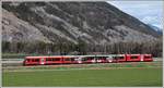 S2 1557 mit ABe 4/16 3105 bei Felsberg.