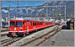 S1 1521 nach Rhäzüns mit führendem Steuerwagen ABt 1715 in Chur West.