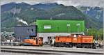 Noch sind Tm 2/2 93 und Gm 4/4 241 zuständig für den Rangierdienst in Untervaz-Trimmis.
