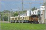 Alpine Classic Pullman Extrazug 2538 mit Ge 6/6 I 414 von Chur nach Untervaz-Trimmis.