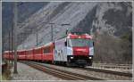RE1136 aus St.Moritz mit Ge 4/4 III 650  Seewis-Valzeina  zwischen Felsberg und Chur West.