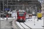 S1 1520 mit ABe 4/16 3103 in Reichenau-Tamins. (04.02.2013)