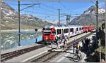R1617 mit ABe 8/12 3512 in Ospizio Bernina auf 2253m 0/M.