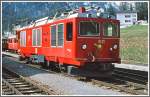 Gem 4/4 801 in Pontresina.