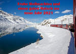 Meine besten Weihnachtswüsche an alle.........
Bleibt alle gesund. Ja dieses Jahr besinnen wir uns alle vielleicht doch etwas mehr auf das wichtigste und das ist einfach die Gesundheit.

Zum Bild:
Zwei Tage später  auf der Rückfahrt, bei Schnee und bestem Kaiserwetter....
Geführt von dem ALLEGRA-Zweispannungstriebzug RhB ABe 8/12 – 3501 „Willem Jan Holsboer „ erreicht am 04.11.2019  unser RhB Regionalzug von Tirano nach St. Moritz, bald den höchten Punkt der Berninabahn, Ospizio Bernina. Links der Lago Bianco (wobei „weiß  ist er bei dem Wetter nicht).
