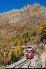 RhB ABe 8/12 3507 / Regio Tirano - St. Moritz / Alp Grüm, 24. Oktober 2021