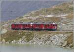 ABe 4/4 III 53  Tirano  und ABe 4/4 III 56  Corviglia  fahren leer nach Pontresina zurck, um dort den Bernina Express 951 aus Chur abzuholen.