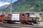 RhB Ge 4/4 182 am 20.05.2000 in Poschiavo - Bernina-GLEICHSTROM-LOKOMOTIVE - Baujahr 1927 - SLM3210/SAAS909001 - 559 KW - Gewicht 43,00t - LP 14,40m - 25.03.1978 - Mutation: ex Berninabahn Ge 4/4 82 - 1943 RhB Ge 4/4 82 - 1961 Ge 4/4 182 - 1977a - 1984 La Mure - 2000 RhB Ge 4/4 182, Hinweis: nur rollfhig fr berfuhr!
