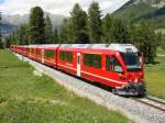 ABe 8/12 3508 zwischen Punt Muragl Staz und Pontresina - 19-06-2011