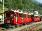 Tag der offenen Tr in Poschiavo,Triebwagen ABe 4/4 No.31 und 32  Poschiavo 10.06.06