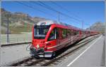 R1625 mit ABe 8/12 3514 hlt in Ospizio Bernina 2253m /M.