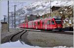 R1645 mit ABe 8/12 3505 in Ospizio Bernina.