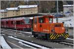 Tm 2/2 113 und Allegra 3510 in Pontresina.