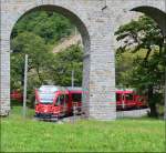 ABe8/12 3501 im Kreisviadukt von Brusio (01.07.2013)
