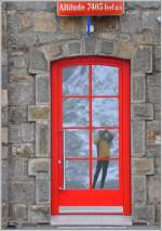 Ein Selfie das schlank macht :-) Stazione Ospizio Bernina 7403 feet a.S.