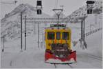 Spurpflug Xk9143 und Xe 4/4 23201 in Ospizio Bernina.