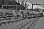 R1621 mit ABe 8/12 3507 und ABe 4/4 II 46 in Pontresina. (22.12.2016)