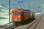 Xe 4/4 9922 (ex ABDe 4/4 38, SIG/Alioth 1911) der Berninabahn im März 1996 in Ospizio Bernina. Der Triebwagen wurde leider im vergangenen Jahr abgebrochen.