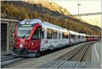 R1613 mit ABe 8/12 3512 in Bernina Suot. (14.10.2018)