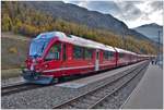 R1649 mit ABe 8/12 3507 in Bernina Suot. (13.10.2018)