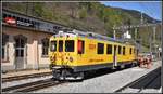 Xe 4/4 23201 von RhB Infrastruttura im Bahnhof Poschiavo. (01.05.2019)