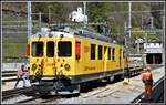 Xe 4/4 23201 ex ABe 4/4 II der RhB Infrastruktur in Poschiavo. (01.05.2019)