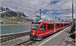 R4621 mit ABe 8/12 3501 in Ospizio Bernina 2253m ü/M.