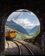 BC Ge 4/4 81 / Val Varunatunnel I, 9. Mai 2022<br>
Private Fotofahrt