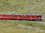 RhB -  Triebwagen ABe 4/4  52 + ABe 4/4  54 mit Personenzug unterwegs nach Tirano