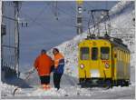 Ruhe vor dem Sturm auf dem Berninapass. (12.01.2010)