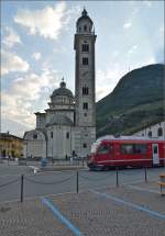 Berninabahn in Tirano.