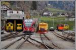 Eine Aufstellung, das jedes Fotografenherz hher schlagen lsst. Fahrzeugsammlung in Poschiavo. (17.11.2013)