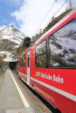 Der Beweis: RhB, Allegra und die Bergwelt gehören zusammen! Alp Grüm, 13.05.2014