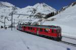 ABe 4/4 III  und 54  Hakone  verläss Alp Grüm Richtung Tirano.