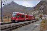 R1641 mit ABe 8/12 3508 in Bernina Lagalb.