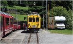 In Brusio treffen wir auf den Xe 4/4 9928 ex ABe 4/4 38. (28.06.2016)