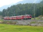 RhB - Ge 4/4  608 mit Regio bei Bever am 16.09.2010