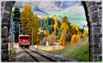 Nachschuss auf die Ge 6/6 II 706 bei Pontresina. (11.10.2012)