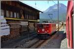 Ge 6/6 II 702  Curia  im Güterumschlagszentrum Samedan.