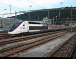 SNCF - TGV 4419 abgestellt im Bahnhof von Biel/Bienne am 09.06.2019