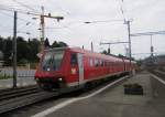 DB 611 522 als IRE 3132 von Ulm Hbf nach Basel Bad Bf, bei der Einfahrt in Schaffhausen; 22.06.2010