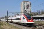 RABe 500 009  Friedrich Dürrenmatt  fährt Richtung Bahnhof SBB.