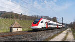 SBB RABDe 500 024 / Concise, 8 März 2026<br>
IC Basel SBB - Lausanne