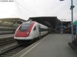 RABDe 500 041-9  Wiliam Barbey  am 17.6.09 in Zrich Hauptbahnhof als CIS 10013 nach Lugano.